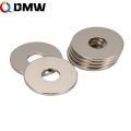 Promotion small disc neodymium multipolar magnet hollow round magnetic ring